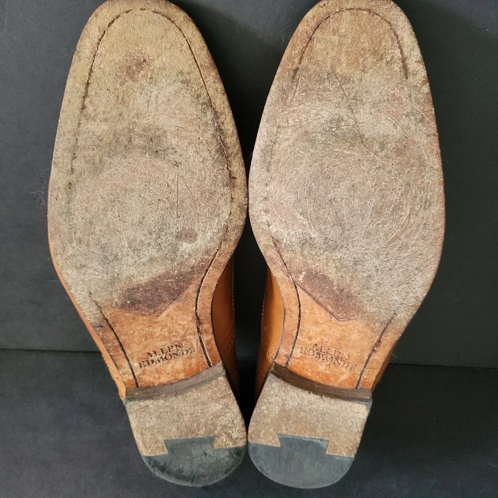 Allen Edmonds Siena Brogue Dress Shoes Men's Size 10.5D Oxford Brown